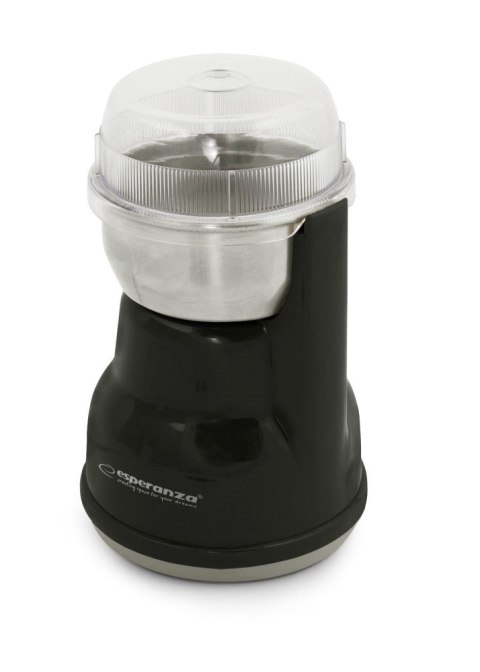 Młynek do kawy Esperanza Lungo EKC002K (160W; udarowy; kolor czarny) Młynek do kawy Esperanza Lungo EKC002K (160W; udarowy; kolor czarny)
