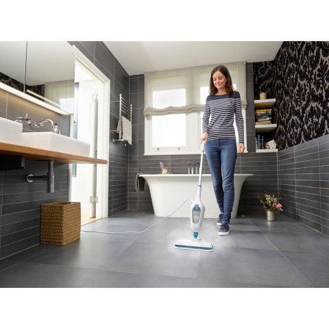 Mop parowy 5w1 1300W Black & Decker FSMH13E5-QS (WYPRZEDAŻ) Mop parowy 5w1 1300W Black & Decker FSMH13E5-QS (WYPRZEDAŻ)