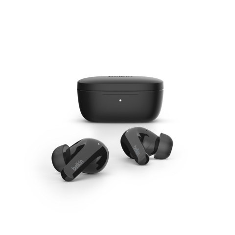 BELKIN SŁUCHAWKI BEZPRZEWODOWE SOUNDFORM TWS, CZARNE BELKIN SŁUCHAWKI BEZPRZEWODOWE SOUNDFORM TWS, CZARNE