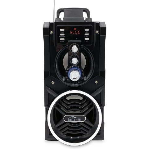 MEDIA-TECH PARTYBOX BT-KOMPAKTOWY GŁOSNIK BLUETOOTH STEREO Z WBUDOWANYM GŁOSNIKIEM BASOWYM, FUNKCJA KARAOKE MT3150 MEDIA-TECH PARTYBOX BT-KOMPAKTOWY GŁOSNIK BLUETOOTH STEREO Z WBUDOWANYM GŁOSNIKIEM BASOWYM, FUNKCJA KARAOKE MT3150