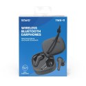 SAVIO SŁUCHAWKI BEZPRZEWODOWE BLUETOOTH 5.3 Z MIKROFONEM, ENC, QC TWS-11