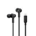 Słuchawki przewodowe Belkin SoundForm Wired Earbuds with Lightning Connector IPX5 Black