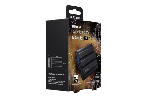 Dysk SSD Samsung T7 4TB MU-PE4T0S/EU Dysk SSD Samsung T7 4TB MU-PE4T0S/EU