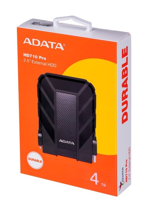 Dysk zewnętrzny HDD ADATA HD710 PRO (4TB; 2.5"; USB 3.2; czarny) Dysk zewnętrzny HDD ADATA HD710 PRO (4TB; 2.5"; USB 3.2; czarny)