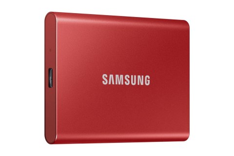 Dysk zewnętrzny SSD Samsung T7 (500GB; USB 3.2; czerwony; MU-PC500R/WW) Dysk zewnętrzny SSD Samsung T7 (500GB; USB 3.2; czerwony; MU-PC500R/WW)
