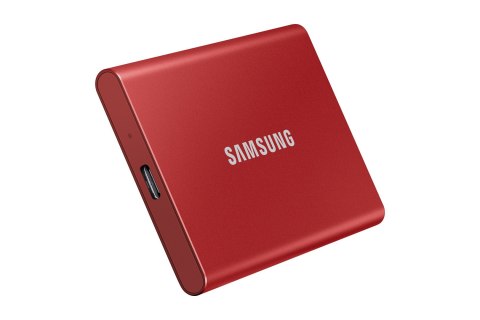 Dysk zewnętrzny SSD Samsung T7 (500GB; USB 3.2; czerwony; MU-PC500R/WW) Dysk zewnętrzny SSD Samsung T7 (500GB; USB 3.2; czerwony; MU-PC500R/WW)