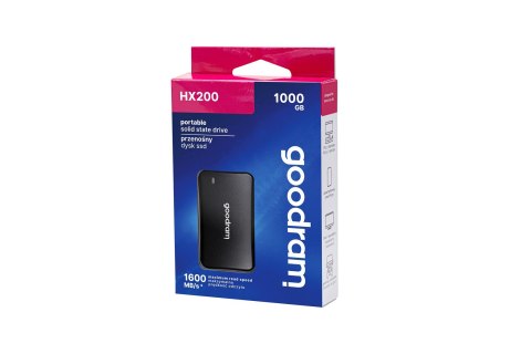 SSD GOODRAM 1000GB HX200 USB TYPE-C + A SSD GOODRAM 1000GB HX200 USB TYPE-C + A