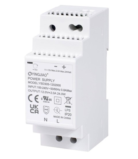 Zasilacz Yingjiao DIN YSDS 24V 1,25A 30W Zasilacz Yingjiao DIN YSDS 24V 1,25A 30W