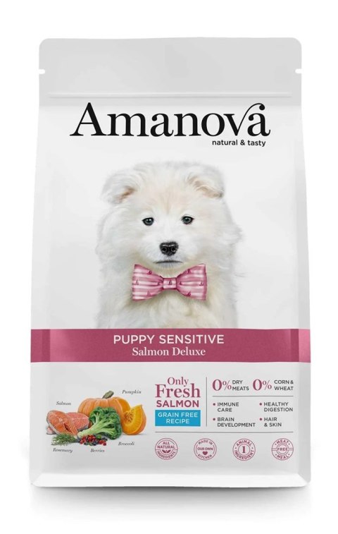 Amanova GF Puppy Sensitive Salmon Deluxe 2kg Amanova GF Puppy Sensitive Salmon Deluxe 2kg
