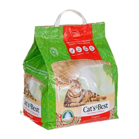 JRS Cat'S Best Original - drewniany żwirek dla kota (zbrylający) 4,3kg JRS Cat'S Best Original - drewniany żwirek dla kota (zbrylający) 4,3kg