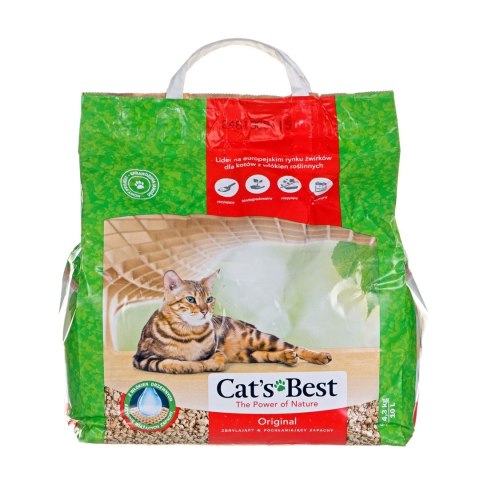JRS Cat'S Best Original - drewniany żwirek dla kota (zbrylający) 4,3kg JRS Cat'S Best Original - drewniany żwirek dla kota (zbrylający) 4,3kg