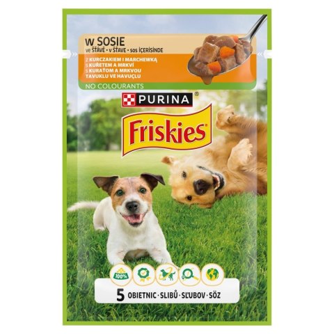 Purina FRISKIES ADULT Dog CiG Kurczak, marchew 85g Purina FRISKIES ADULT Dog CiG Kurczak, marchew 85g