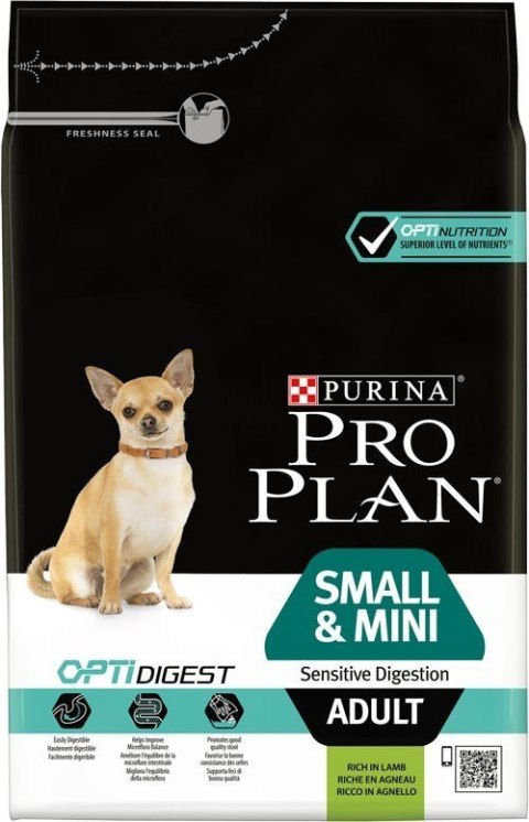 Purina Pro Plan SMALL & MINI ADULT OPTI DIGEST Jagnięcina 3kg Purina Pro Plan SMALL & MINI ADULT OPTI DIGEST Jagnięcina 3kg