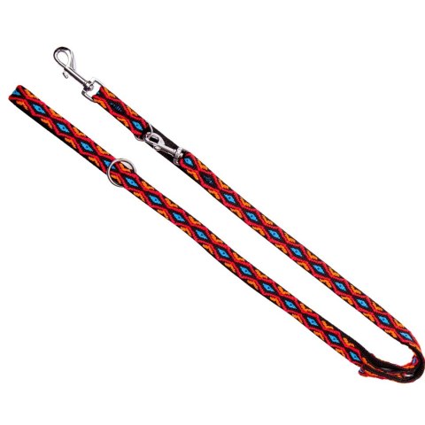DINGO smycz "Winnetou" szer. 2,0 x 120-220 cm przepinana z taśmy polipropylenowej czarna DINGO smycz "Winnetou" szer. 2,0 x 120-220 cm przepinana z taśmy polipropylenowej czarna