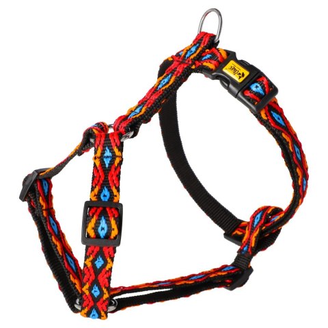 DINGO szelki dwupaskowe guard - Winnetou szer. 1,6 cm, rozmiar s (1,6 cm: 24-45 cm) czarna DINGO szelki dwupaskowe guard - Winnetou szer. 1,6 cm, rozmiar s (1,6 cm: 24-45 cm) czarna