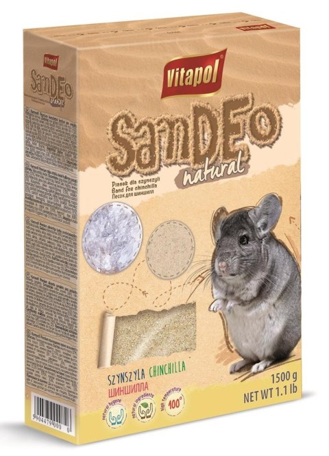 PIASEK DLA SZYNSZYLI 1500g VITAPOL PIASEK DLA SZYNSZYLI 1500g VITAPOL