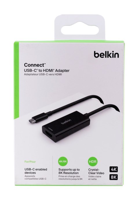 BELKIN ADAPTER USB-C TO HDMI 2.1 8K HDR (M/F) BELKIN ADAPTER USB-C TO HDMI 2.1 8K HDR (M/F)