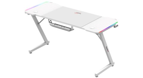 Biurko gamingowe Huzaro Hero 3.3 White RGB Biurko gamingowe Huzaro Hero 3.3 White RGB