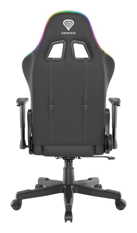 Fotel gamingowy NATEC Genesis Trit 600 RGB NFG-1577 (kolor czarny) (WYPRZEDAŻ) Fotel gamingowy NATEC Genesis Trit 600 RGB NFG-1577 (kolor czarny) (WYPRZEDAŻ)