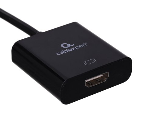 GEMBIRD ADAPTER NA KABLU USB TYP-C DO HDMI 4K 30HZ, 15CM, CZARNY GEMBIRD ADAPTER NA KABLU USB TYP-C DO HDMI 4K 30HZ, 15CM, CZARNY