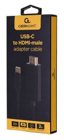 GEMBIRD ADAPTER USB TYP-C DO HDMI (M) 4K 60HZ, 2M