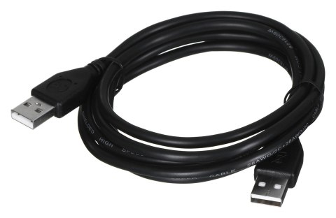Kabel GEMBIRD CCP-USB2-AMAM-6 (USB 2.0 typu A M - USB 2.0 typu A M; 1,8m; kolor czarny) Kabel GEMBIRD CCP-USB2-AMAM-6 (USB 2.0 typu A M - USB 2.0 typu A M; 1,8m; kolor czarny)