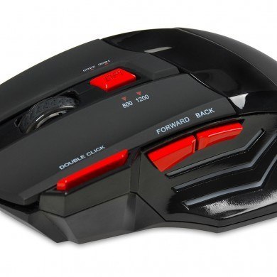Mysz komputerowa IBOX AURORA IMOGH1239R (optyczna; 2400 DPI; kolor czarny) Mysz komputerowa IBOX AURORA IMOGH1239R (optyczna; 2400 DPI; kolor czarny)