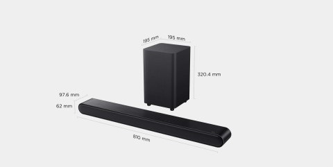 Soundbar TCL S643WE 3.1 240 W czarny Soundbar TCL S643WE 3.1 240 W czarny