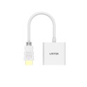 UNITEK ADAPTER HDMI - VGA, FULLHD 60HZ, BIAŁY, M/F