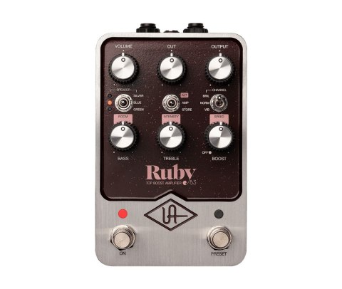 Universal Audio UA UAFX Ruby '63 Top Boost Amplifier - Efekt Gitarowy Universal Audio UA UAFX Ruby '63 Top Boost Amplifier - Efekt Gitarowy