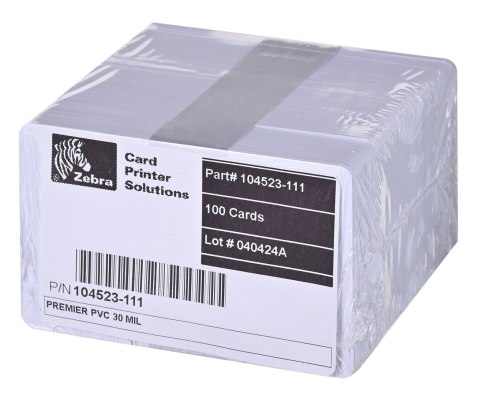 Karty plastikowe Zebra 104523-111 Karty plastikowe Zebra 104523-111