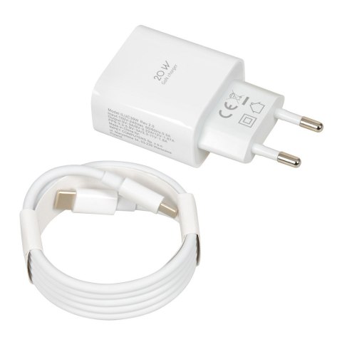 ŁADOWARKA SIECIOWA I-BOX C-39 USB-C PD20W Z KABLEM ŁADOWARKA SIECIOWA I-BOX C-39 USB-C PD20W Z KABLEM