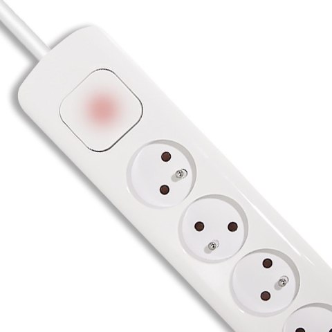 QOLTEC LISTWA ZASILAJĄCA ANTYPRZEPIĘCIOWA | 6 GNIAZD QOLTEC LISTWA ZASILAJĄCA ANTYPRZEPIĘCIOWA | 6 GNIAZD