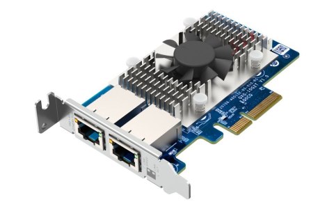 Qnap QXG-10G2T, 2x 10GbE, PCIe Gen3 x4, Low-profile Qnap QXG-10G2T, 2x 10GbE, PCIe Gen3 x4, Low-profile