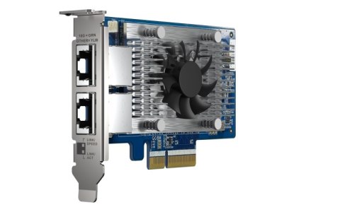 Qnap QXG-10G2T-X710, 2x 10GbE RJ-45, Intel X710, PCIe Gen3 x4 Qnap QXG-10G2T-X710, 2x 10GbE RJ-45, Intel X710, PCIe Gen3 x4