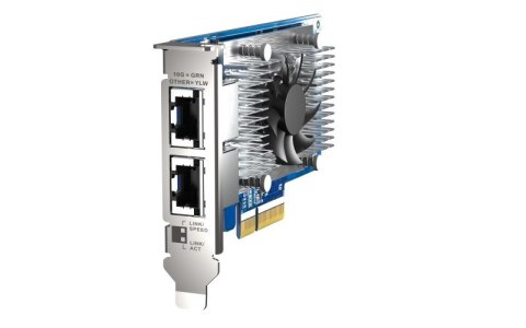 Qnap QXG-10G2T-X710, 2x 10GbE RJ-45, Intel X710, PCIe Gen3 x4 Qnap QXG-10G2T-X710, 2x 10GbE RJ-45, Intel X710, PCIe Gen3 x4