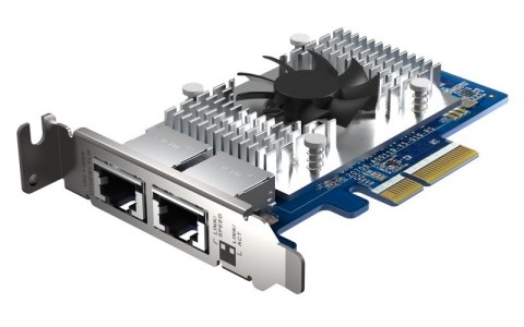 Qnap QXG-10G2T-X710, 2x 10GbE RJ-45, Intel X710, PCIe Gen3 x4 Qnap QXG-10G2T-X710, 2x 10GbE RJ-45, Intel X710, PCIe Gen3 x4