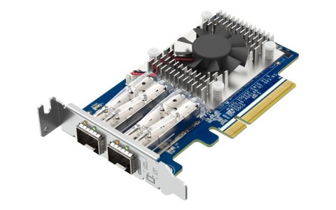 Qnap QXG-25G2SF-E810, 2x SFP28 25Gb, low-profile, PCIe Gen4 x8 Qnap QXG-25G2SF-E810, 2x SFP28 25Gb, low-profile, PCIe Gen4 x8