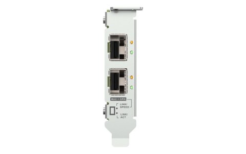 Qnap QXG-25G2SF-E810, 2x SFP28 25Gb, low-profile, PCIe Gen4 x8 Qnap QXG-25G2SF-E810, 2x SFP28 25Gb, low-profile, PCIe Gen4 x8