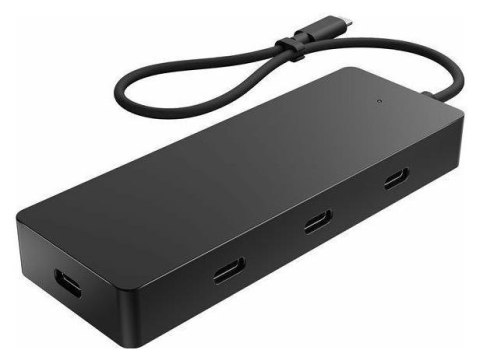 Stacja dokująca HP 4K USB-C Multiport Hub czarna 6G842AA Stacja dokująca HP 4K USB-C Multiport Hub czarna 6G842AA