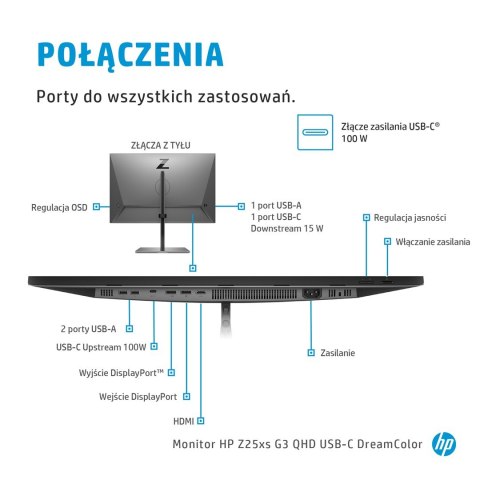 HP Z25xs G3 25"QHD IPS 266nits 60Hz HDMI, DP 1A9C9AA HP Z25xs G3 25"QHD IPS 266nits 60Hz HDMI, DP 1A9C9AA