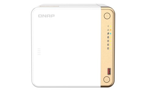 Qnap TS-462-4G, Tower, 4 x 2.5"/3.5" SATA , Intel Celeron N4505 2C/2T, 4 GB DDR4 onboard not expandable, 1 x 2.5GbE, External ad