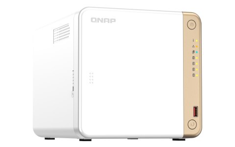 Qnap TS-462-4G, Tower, 4 x 2.5"/3.5" SATA , Intel Celeron N4505 2C/2T, 4 GB DDR4 onboard not expandable, 1 x 2.5GbE, External ad Qnap TS-462-4G, Tower, 4 x 2.5"/3.5" SATA , Intel Celeron N4505 2C/2T, 4 GB DDR4 onboard not expandable, 1 x 2.5GbE, External ad