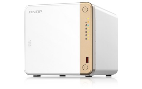 Qnap TS-462-4G, Tower, 4 x 2.5"/3.5" SATA , Intel Celeron N4505 2C/2T, 4 GB DDR4 onboard not expandable, 1 x 2.5GbE, External ad Qnap TS-462-4G, Tower, 4 x 2.5"/3.5" SATA , Intel Celeron N4505 2C/2T, 4 GB DDR4 onboard not expandable, 1 x 2.5GbE, External ad