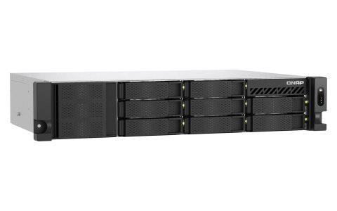 Qnap TS-855eU-8G, 2U, 8 x 2.5"/3.5" SATA, Intel Atom C5125 8C/8T, 8 GB SODIMM DDR4 (max. 64GB ), 2 x 2.5GbE, Single PSU Qnap TS-855eU-8G, 2U, 8 x 2.5"/3.5" SATA, Intel Atom C5125 8C/8T, 8 GB SODIMM DDR4 (max. 64GB ), 2 x 2.5GbE, Single PSU