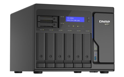 Qnap TS-h886-D1602-8G, Tower, 6 x 3.5"/2.5" SATA + 2 x 2.5" SATA, Intel Xeon Processor D-1602 2C/4T, 8 GB ECC RAM (Max. 128GB), Qnap TS-h886-D1602-8G, Tower, 6 x 3.5"/2.5" SATA + 2 x 2.5" SATA, Intel Xeon Processor D-1602 2C/4T, 8 GB ECC RAM (Max. 128GB),