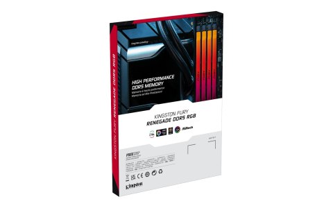 KINGSTON DDR5 96GB 6000MT/s CL32 DIMM (Kit of 2) FURY Renegade RGB XMP KINGSTON DDR5 96GB 6000MT/s CL32 DIMM (Kit of 2) FURY Renegade RGB XMP