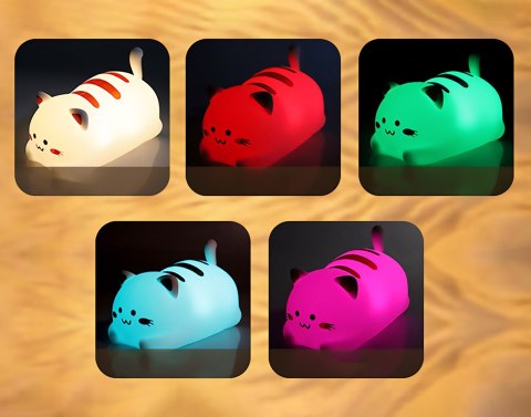 MEDIA-TECH LAMPKA NOCNA POKKY HAPPY KITTY MT226 MEDIA-TECH LAMPKA NOCNA POKKY HAPPY KITTY MT226