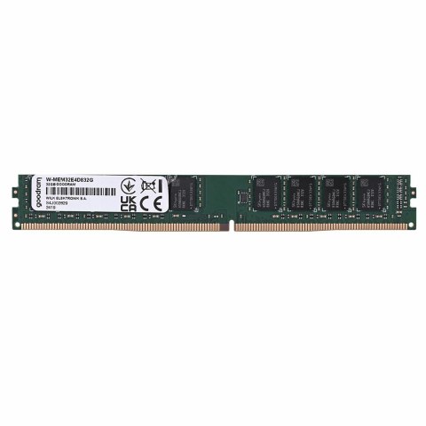Goodram UDIMM ECC 32GB DDR4 2Rx8 3200MHz PC4-25600 W-MEM32E4D832G Goodram UDIMM ECC 32GB DDR4 2Rx8 3200MHz PC4-25600 W-MEM32E4D832G