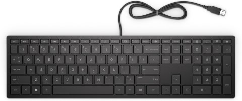 Klawiatura HP Pavilion Wired Keyboard 300 przewodowa czarna 4CE96AA Klawiatura HP Pavilion Wired Keyboard 300 przewodowa czarna 4CE96AA